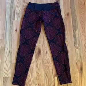 Cozy orange bandana print legging sz L